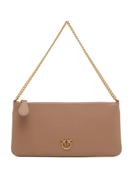 Rucsac Pinko din piele fără toc plic maro