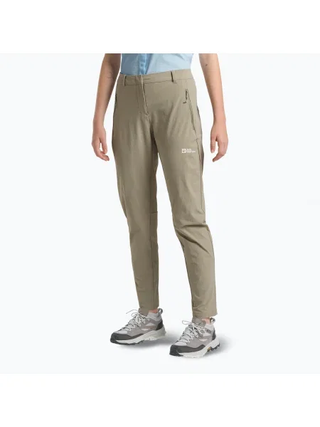 Pantaloni de trekking pentru femei Jack Wolfskin Hikeout stone
