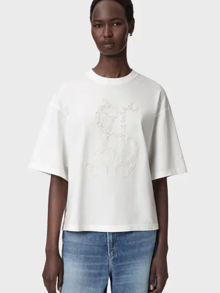 Футболка Allsaints біла