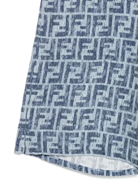 Szorty dziecięce Fendi niebieskie