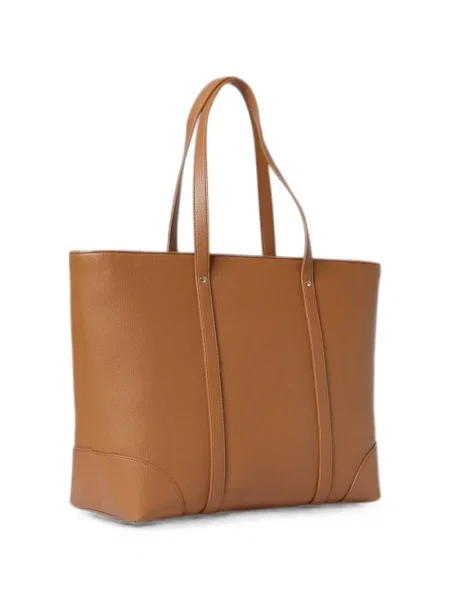 Geantă shopper Armani Exchange cu autograf maro