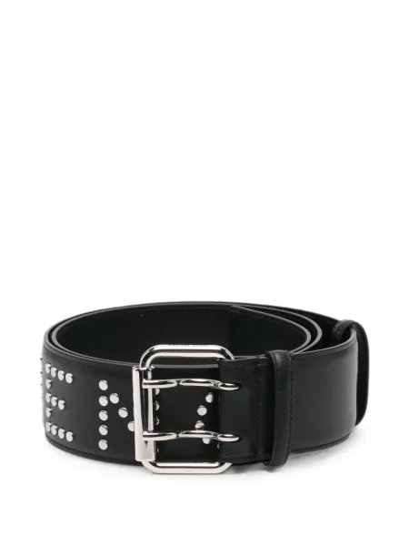Curea Givenchy din piele cu tepi negru