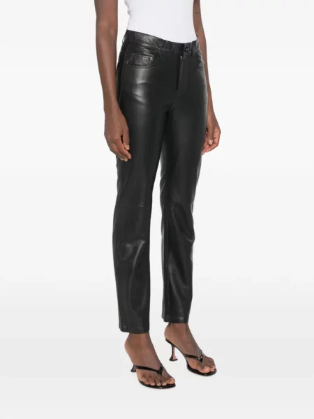 Pantaloni Blazé Milano din piele negru