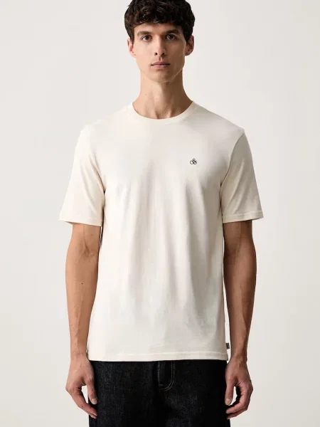 Scotch & Soda t-shirt ανδρικό μπεζ