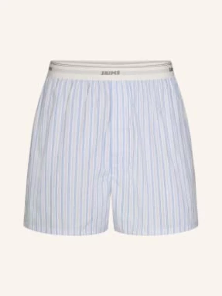 Skims Bokserki Tkane Cotton Poplin grau