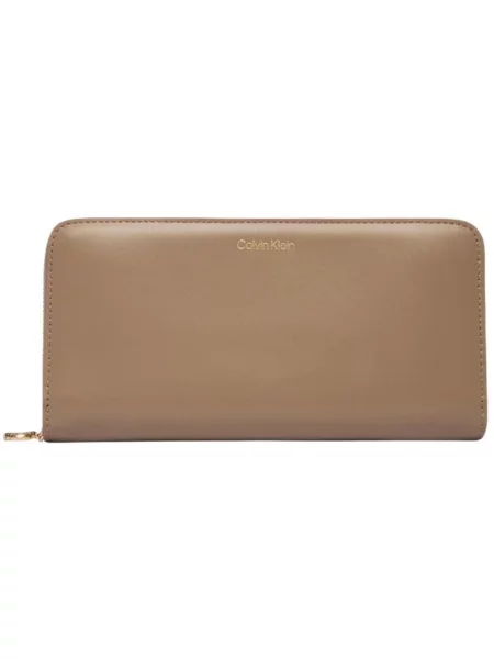 Taška Calvin Klein Jeans CK PULLER LARGE AROUND béžové