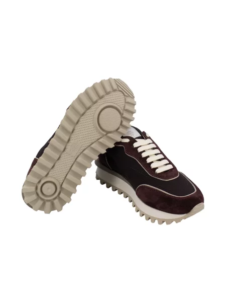 Sneakersy Eleventy skórzane czerwone