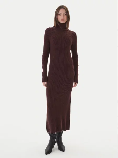 Kontatto Трикотажна сукня бордовий