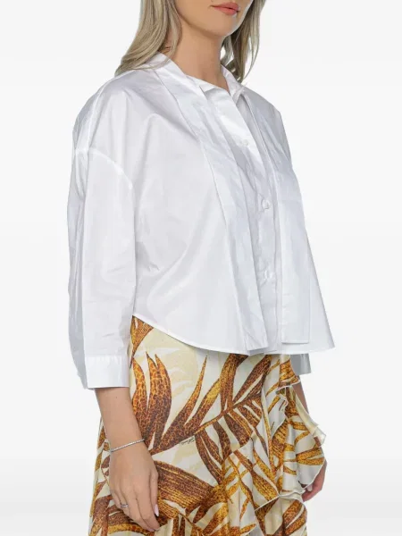 Decupat cămașă Armani Exchange alb