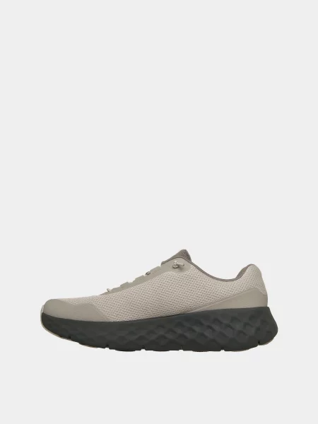 Кожаные кроссовки Skechers серые