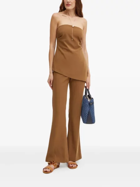Pantaloni Bardot maro