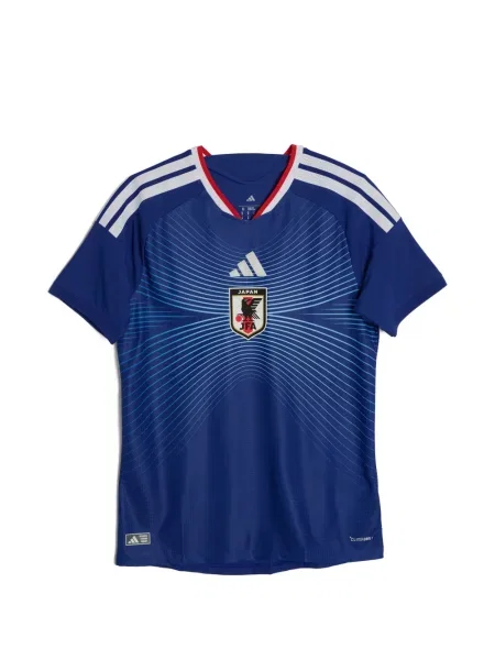Pruhované tričko Adidas s výstřihem do v bílé