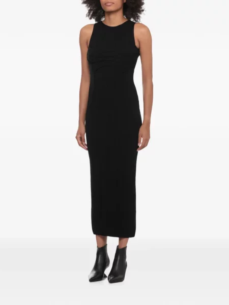 Rochie midi The Attico negru