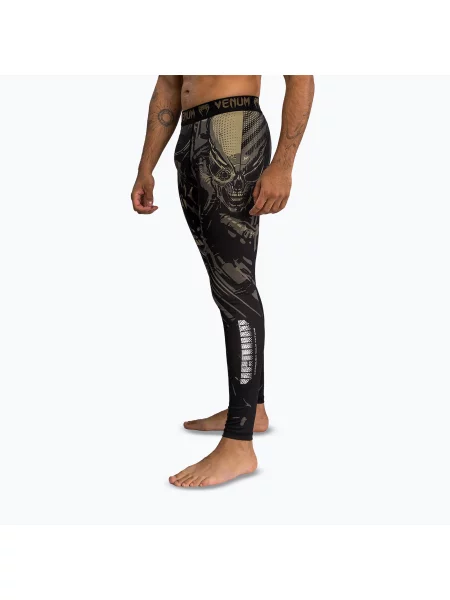 Legginsy treningowe Venum Invader Spats black/sand czarne