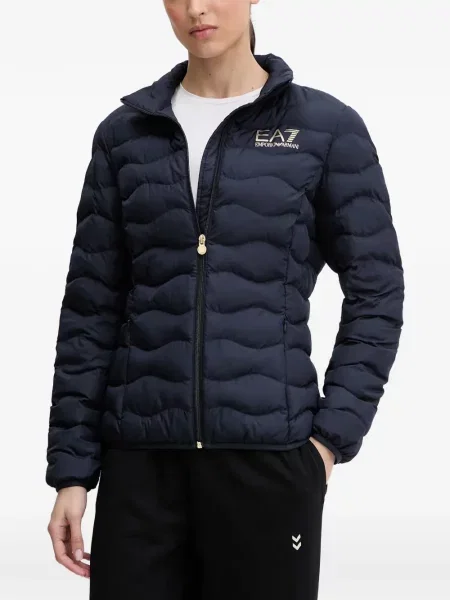 Geacă Ea7 Emporio Armani albastru