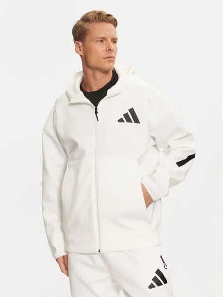 ADIDAS SPORTSWEAR Športová mikina so Z.N.E. čierna biela