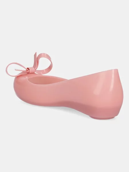 Балетки Melissa с бантом розовые