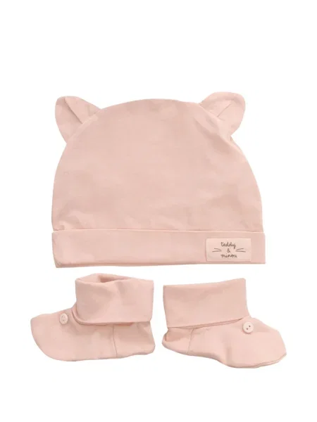 Botki dziecięce Teddy & Minou różowe