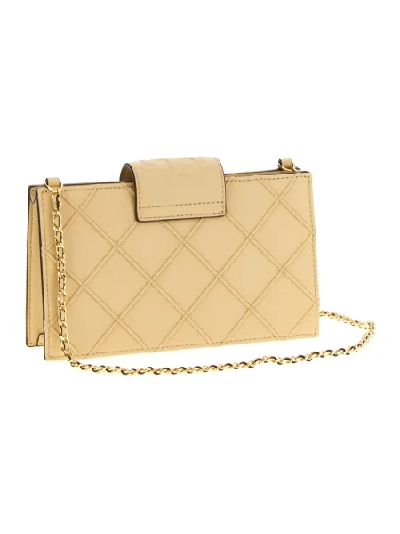 Portfel Tory Burch skórzany beżowy