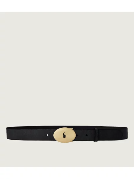 POLO RALPH LAUREN Curea de piele Id negru