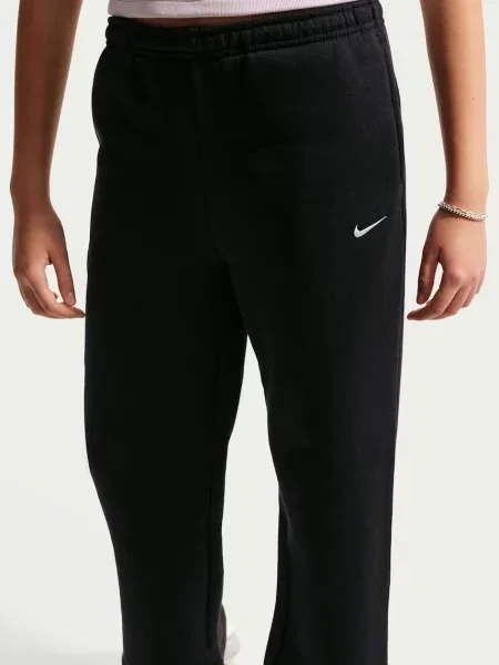 Gyerek fleece melegítő felső Nike fekete