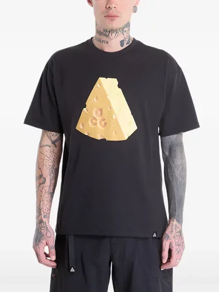 Tricou Nike cu șireturi din dantelă alergare alb