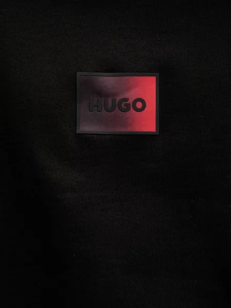 Кофта HUGO Danotop однотонна чорний