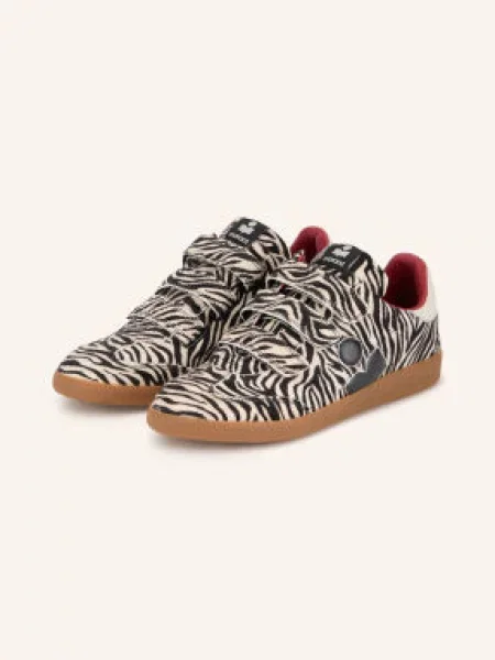 Isabel Marant Sneakersy Beth schwarz białe