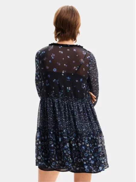 Desigual Haljina plava / morsko plava / kraljevsko plava crna