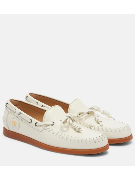 Pantofi loafer Valentino Garavani din piele alb