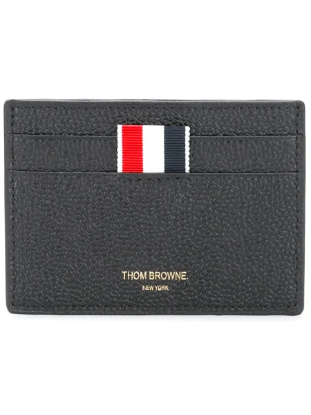 Portofel Thom Browne din piele negru