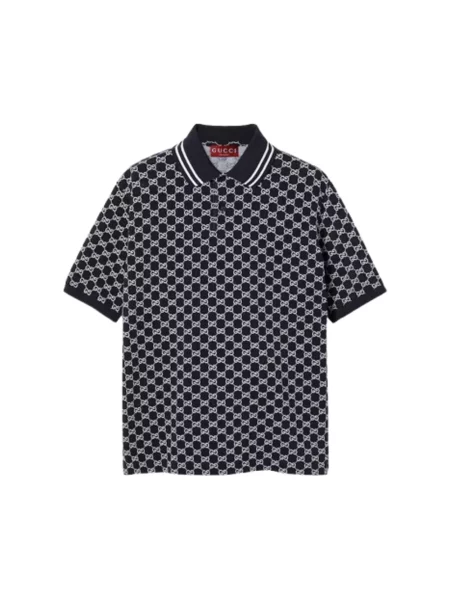 Koszulka polo Gucci niebieska