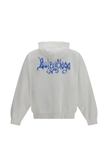 Hoodie Balenciaga με σχέδιο λευκό