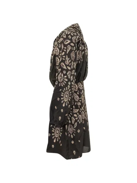 Rochie mini Ba&sh cu imagine cu imprimeu geometric negru