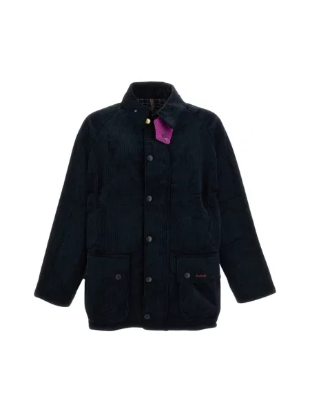 Barbour x PAUL SMITH kurtka sztruksowa niebieska