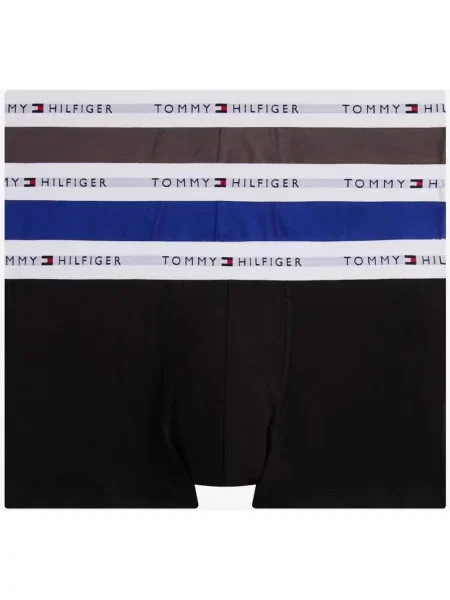 Bokserki Tommy Hilfiger Signature niebieski szary S czarny