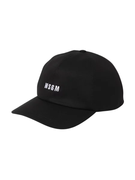 Czapka z daszkiem Msgm z logo czarna