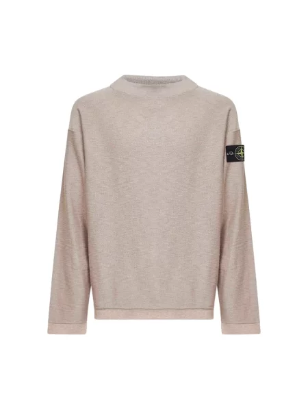 Sweter Stone Island z kamieniami beżowy