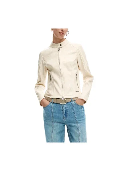 Kurtka przejściowa Desigual biała