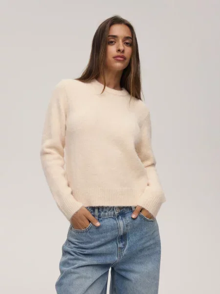 Светр DIVERSE Nelp поліестер/акрил білий