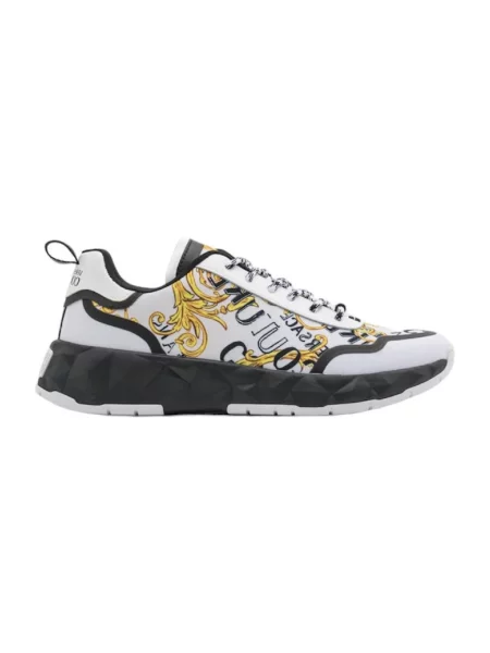 Sneakersy Versace Jeans Couture z nadrukiem białe