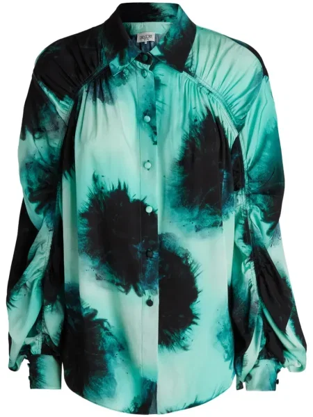 Koszula Del Core z nadrukiem zielona