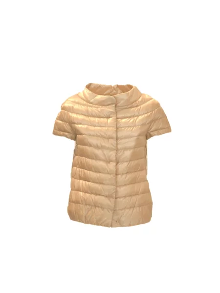 Krótka kurtka puchowa Herno brązowa