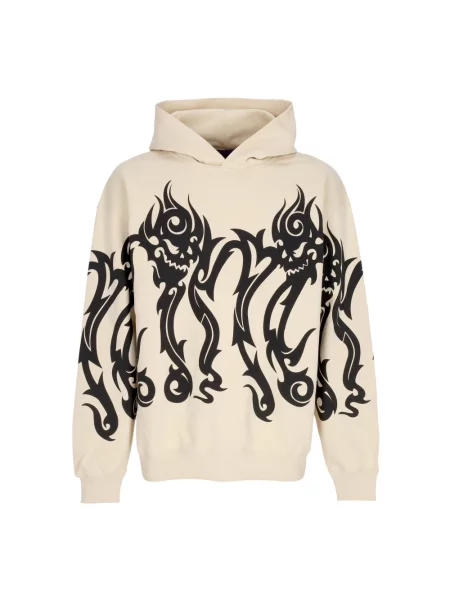Bluza z kapturem Octopus z kapturem beżowa