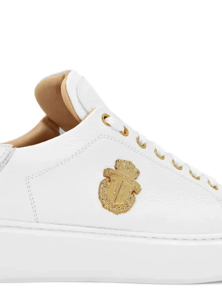 Sneakerși Billionaire din piele alb