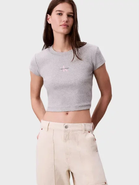 Детская футболка Calvin Klein Jeans серая