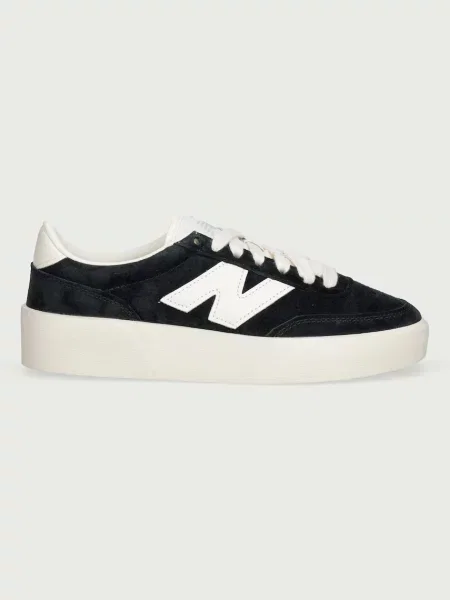 New Balance sneakers nubuck μαύρο