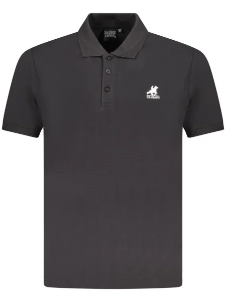 Polo U.s. Grand Polo cu mâneci scurte negru