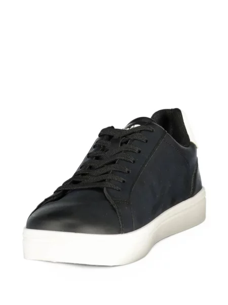 Sneakers Ellesse με κορδόνια με σχέδιο με δαντέλα μαύρο
