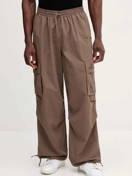 Панталон Puma x RIPNDIP мъжки със стандартна кройка кафяво